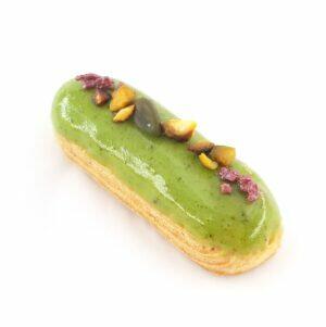 Mini éclair pistache - framboise