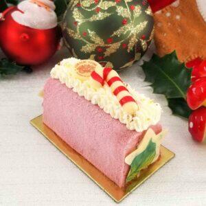 Buchette Framboise - vanille Madagascar - rose naturelle - litchi